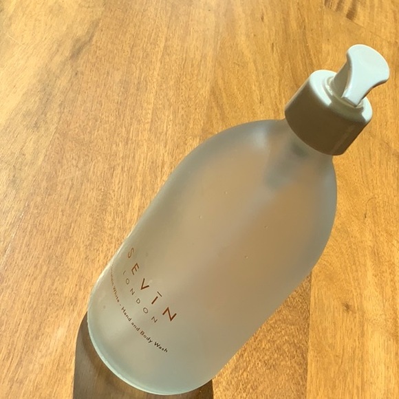 Sevin London Frosted glass Soap dispenser EMPTY - Picture 1 of 2